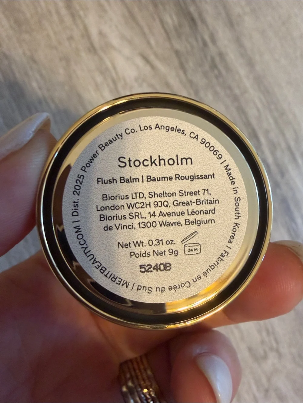 Merit flush balm